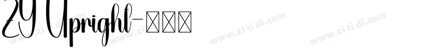 ZY Upright字体转换